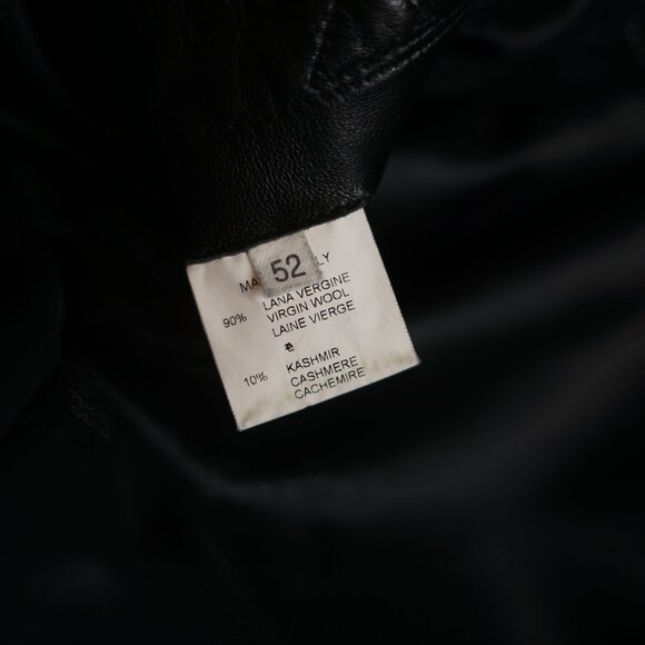 Vintage Messori Cashmere-Blend Wool Coat - Made in Italy - Size XL - Tailored - Picture 11 of 12